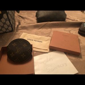 Louis Vuitton round coin purse